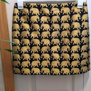 Elephant Straight Pencil Cocktail Skirt